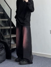 秋冬季美式高街小众牛仔裤男个性百搭休闲裤G1235/P4868，男装牛仔裤，电商D202