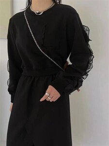 （现货）蕾丝花边卫衣,女装卫衣/绒衫,UDF