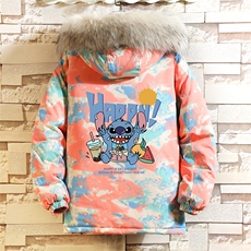 MC49077-P135日系潮衣男大码派克服男工装服外套袄砖墙，男装棉衣，电商A040A