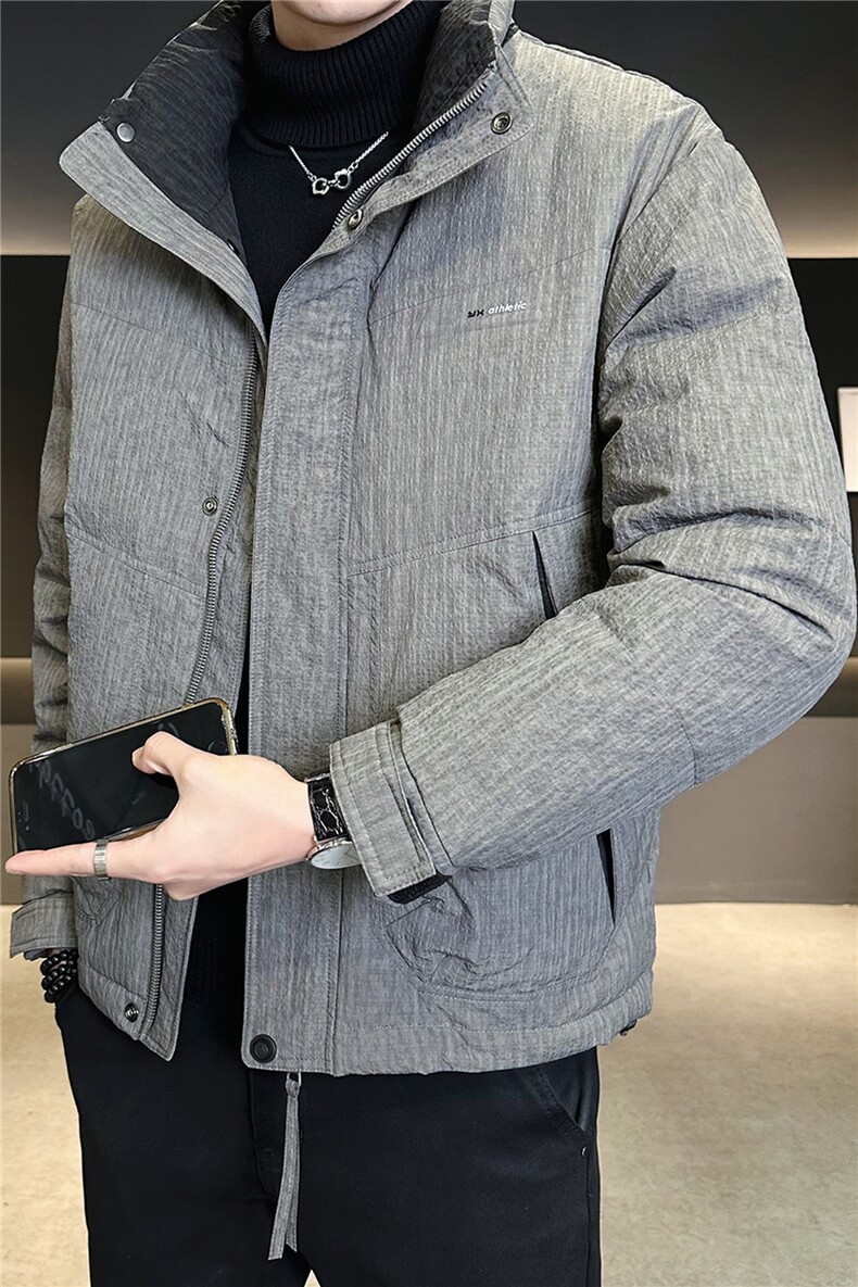 新标90绒立领羽绒服男冬季2025新款保暖外套A313-26017-P275,男装羽绒服,电商A313