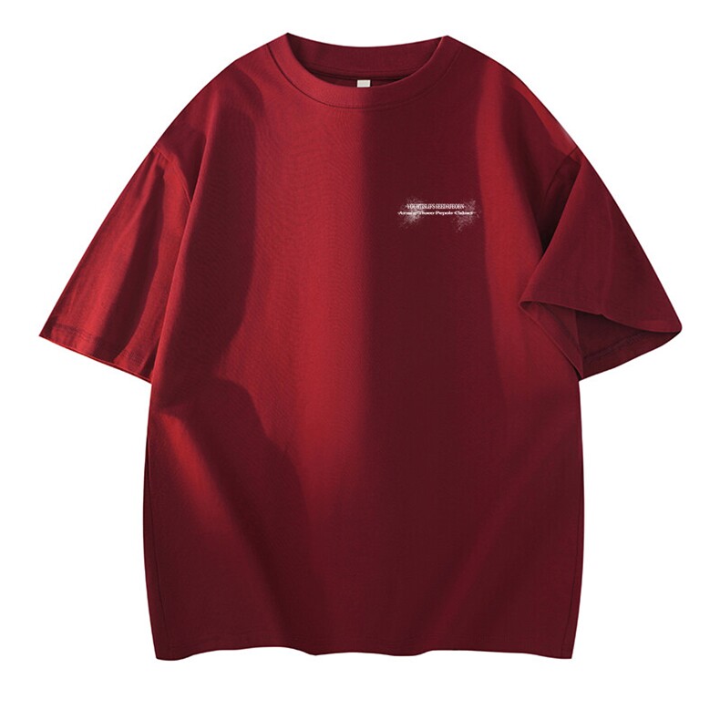 可设48小时发货支持抖音得物来样二开230克重磅美式短袖t恤MT364，男装T恤，电商A486-1