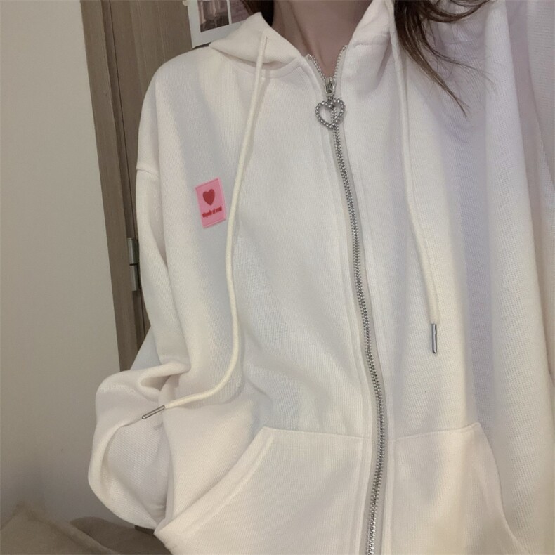 潮牌卫衣设计感刺绣上衣秋冬韩版宽松情侣开衫连帽卫衣E566-P40,男装卫衣,星座911-2(原星座613-2）