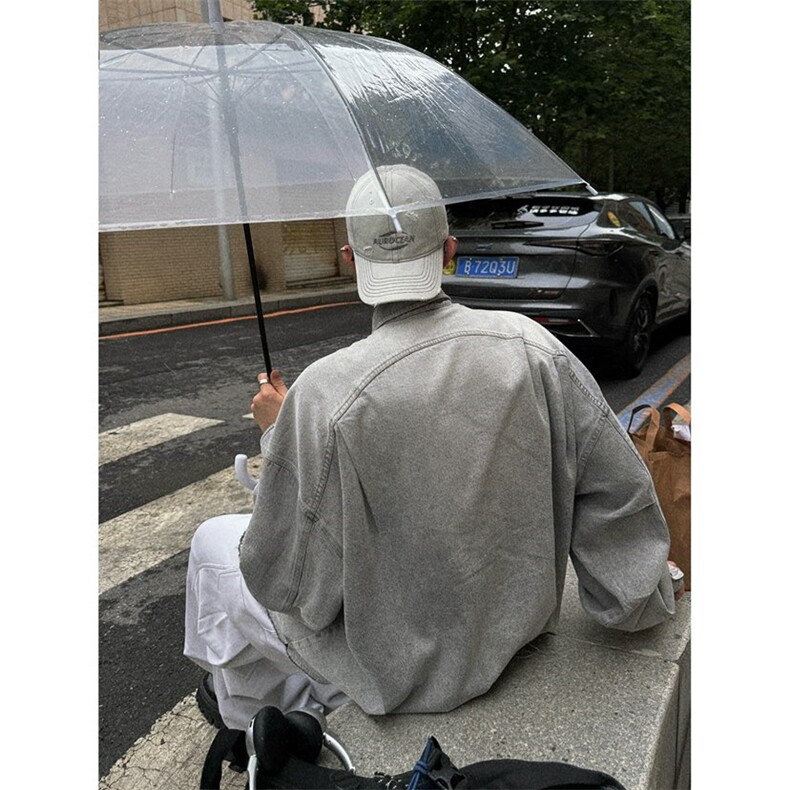 水洗灰复古做旧夹克外套JK0151-P75,男装夹克,星座313A(原308A-2)