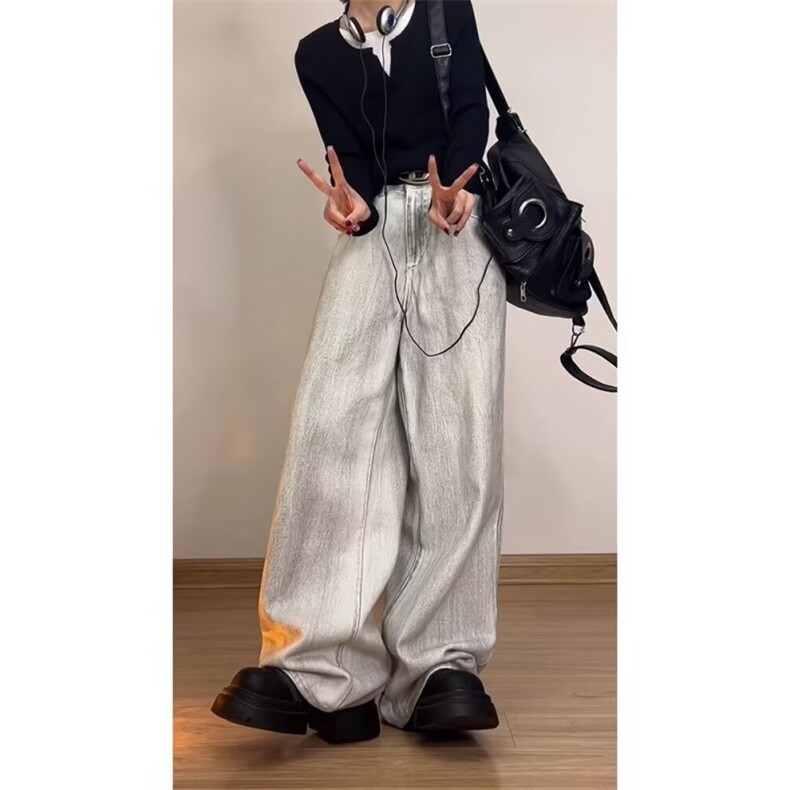 网络图现货！cleanfit扎染渐变牛仔裤高街vibe美式裤子RT11-P65,男装牛仔裤,星座1005-6