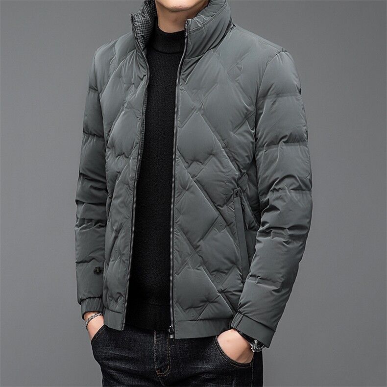 NN8230钱塘2020-3时尚休闲冬季厚款百搭简约中年男士羽绒服P145,男装羽绒服,钱塘207-3
