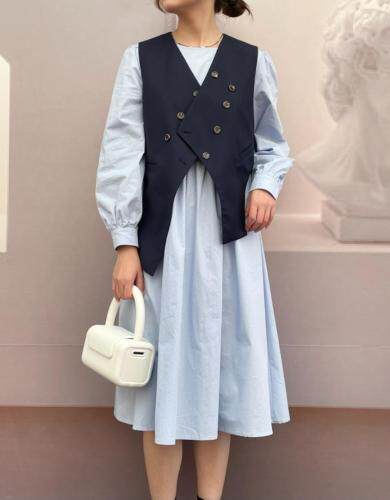 【现货】秋季新款连衣裙马甲两件套，女装连衣裙，我的女孩