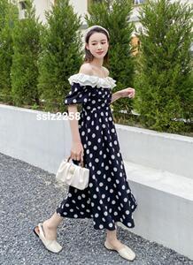 新款时尚韩版修身公主连衣裙补单图片