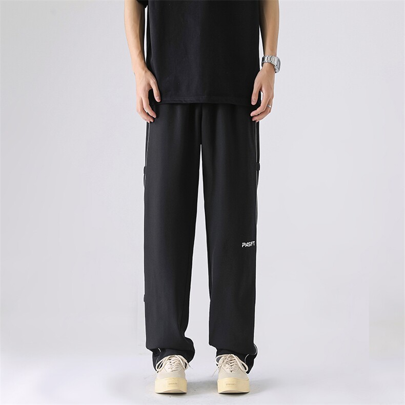 B258-K420-P60控78冰丝长裤面料成分聚酯纤维,男装休闲裤,电商B258