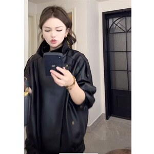 现货网络截图（伯明翰黑武士）定制版高级感皮外套JK78095特P118图片