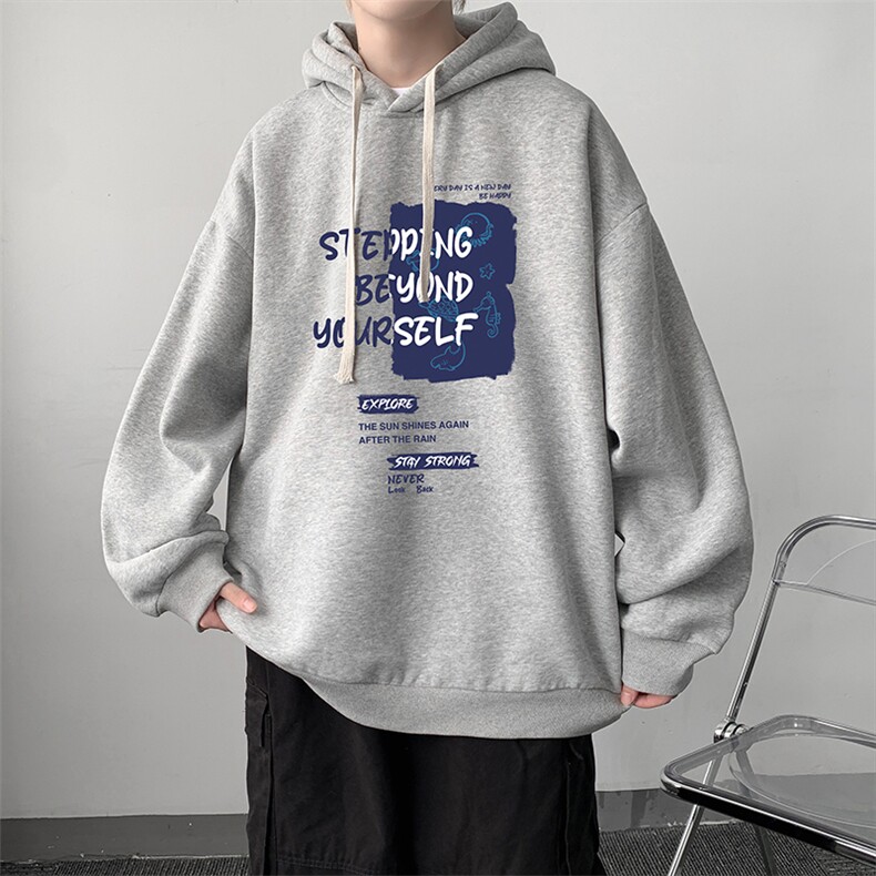 连帽卫衣男大码运动服帽衫外套WY2345-P35,男装卫衣,电商A040