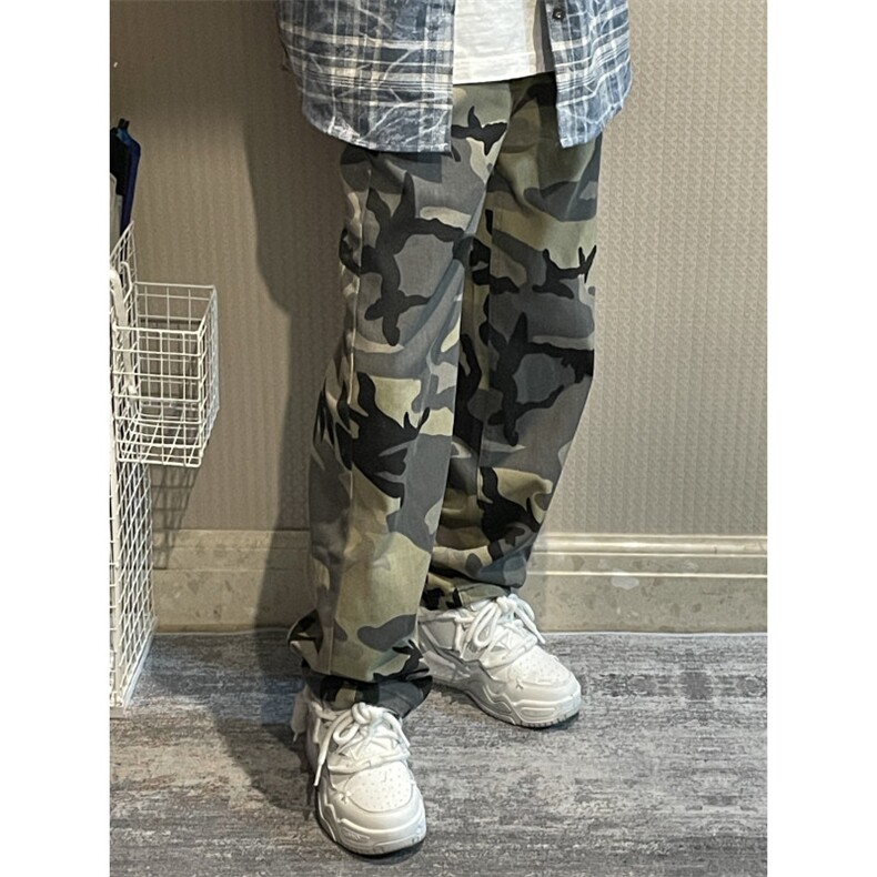 【有货】迷彩工装裤阔腿美式复古hiphop裤子高街8265PP-特P48,男装工装外套,星座1007（原301D）