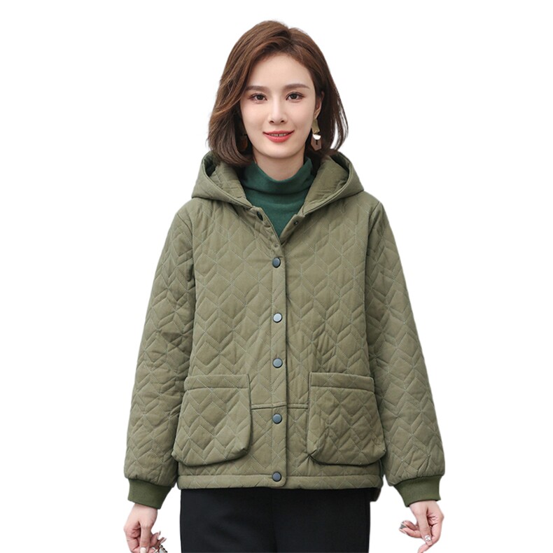 时尚百搭女士棉服外套宽松显瘦短款加厚保暖上衣冬季必备单品,女装棉衣/棉服,叶笙衣