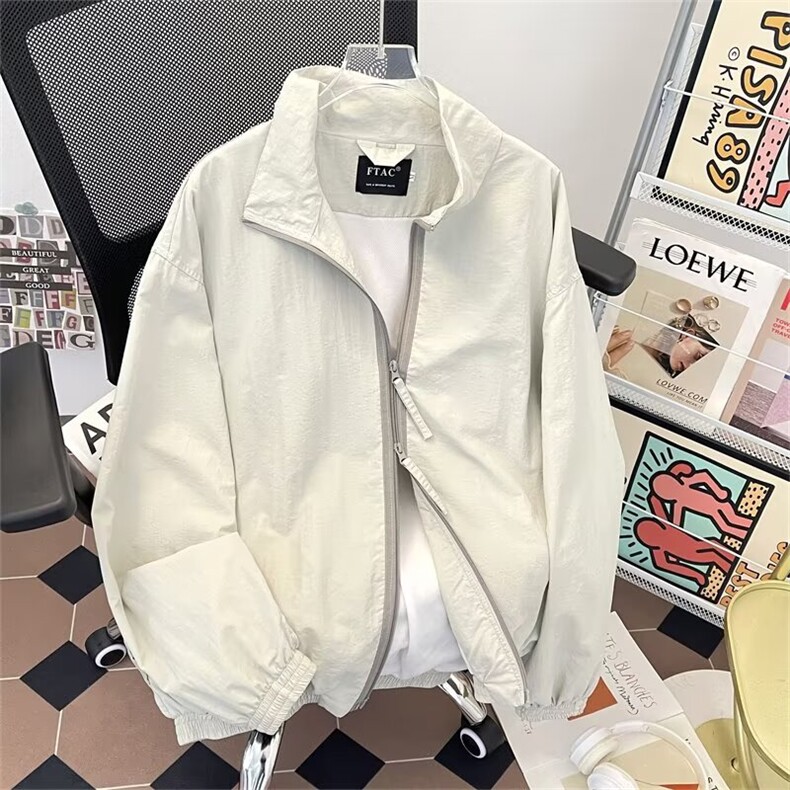 复古飞行员夹克男潮牌街头宽松百搭休闲情侣棒球服2166P60,男装夹克,星座410-2