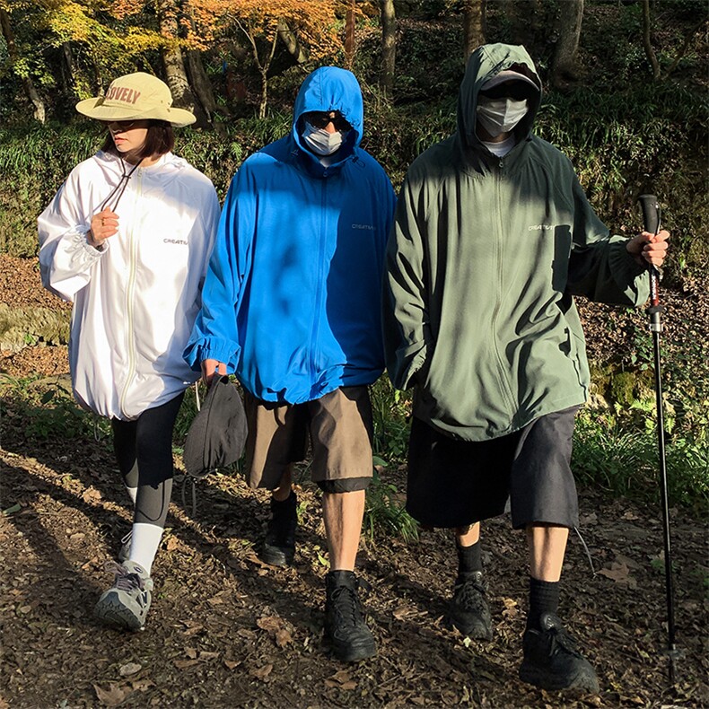 特批P55无差价防晒衣男女情侣山系户外潮流轻薄凉感冰丝外套J510,男装夹克,电商A001-1