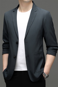春季新款西装男西服简约外套西服商务休闲小西装单西图片