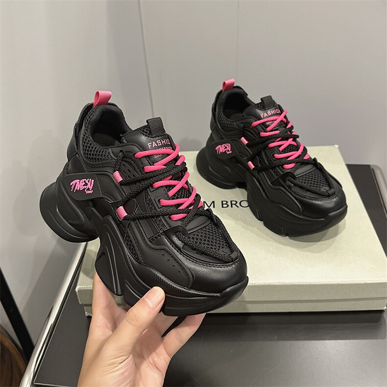 x3067-p175内增高老爹鞋女款2024秋季新款透气休闲运动鞋女图片