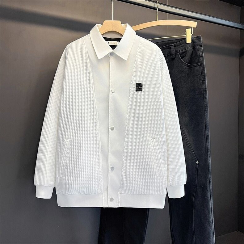 1506A/GF-A2180/P62高级感翻领夹克男秋冬季潮牌痞帅男装外套1,男装夹克,星座1506A