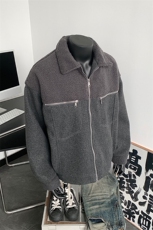 男装短款呢料呢子夹克外套2025冬季毛呢大衣XZ514-2-F8-P128，男装夹克，星座514-2(原B239)