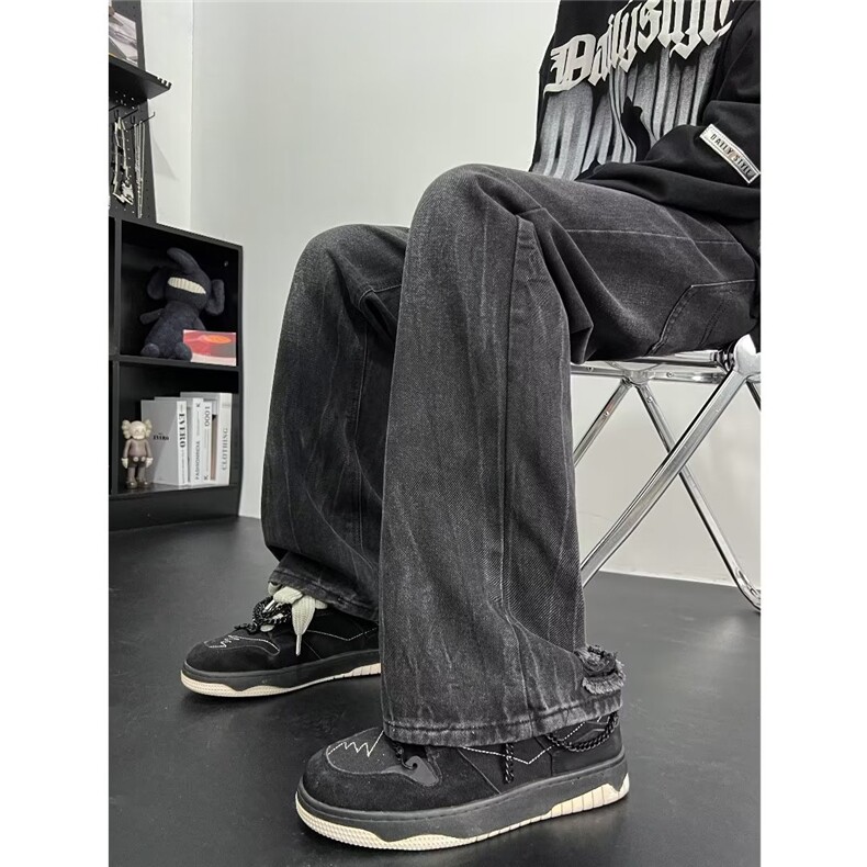 美式牛仔裤男款秋季长裤潮BA01P48,男装牛仔裤,星座1116-2