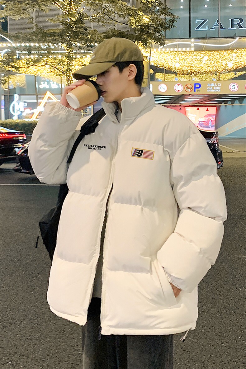 已注册港风抖音直播得物高品质宽松面包服棉衣外套M1103P65,男装棉衣,电商C408-1(原B339-1)