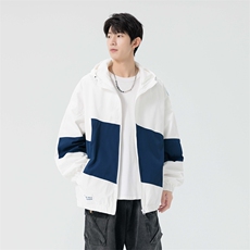 春季新款现货三防户外夹克男连帽冲锋衣外套DSA157B-J98-P60，男装夹克，电商A157B