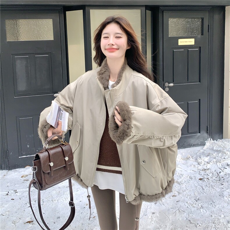 大货已出两面穿毛毛内胆派克服2D014-10027-P185-K288,女装派克服,2D014