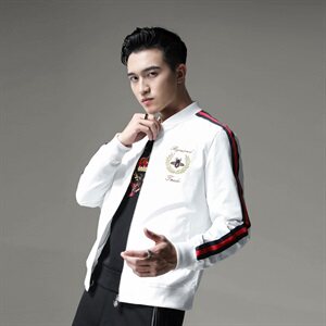 2021 秋款新款小蜜蜂徽章刺绣正常尺码 夹克衫 55025-1图片