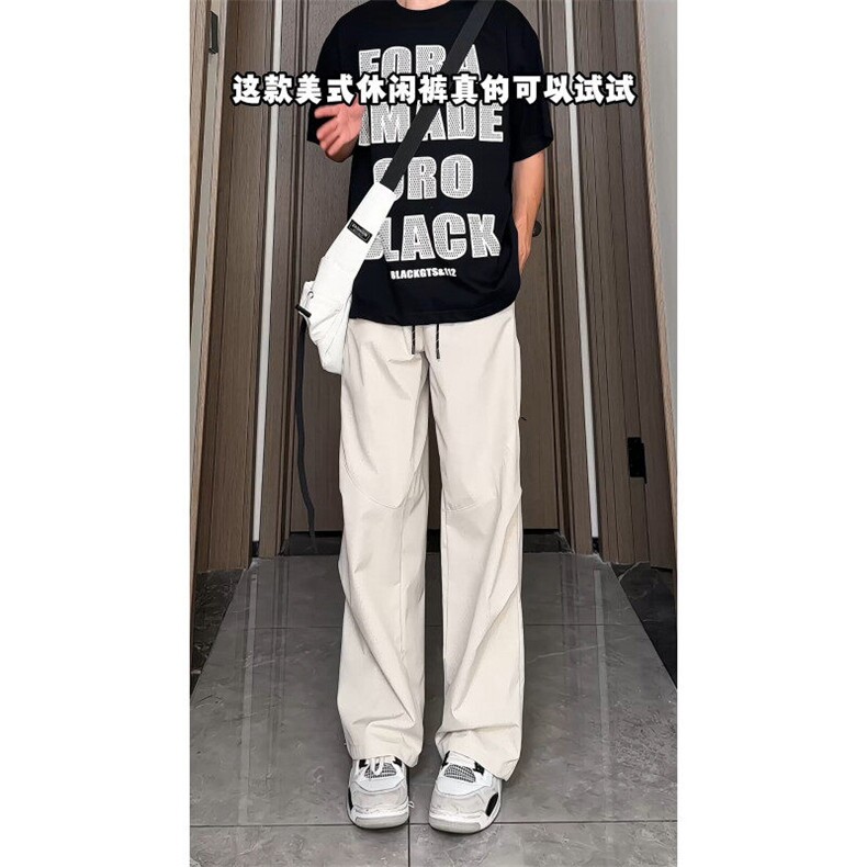 美式简约休闲裤，可送样，A061-AX00712-P50-视频截图,男装休闲裤,电商A061