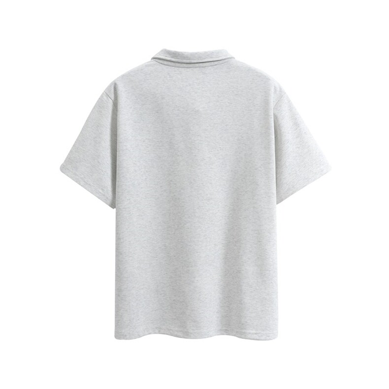 夏季新款港风日系轻熟风正肩POLO领短袖T恤男XZ213-TX18-P35控58,男装T恤,星座213