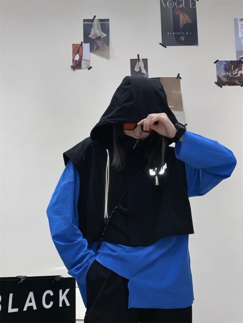 短款机萌马甲，女装马甲，Alissa Lin