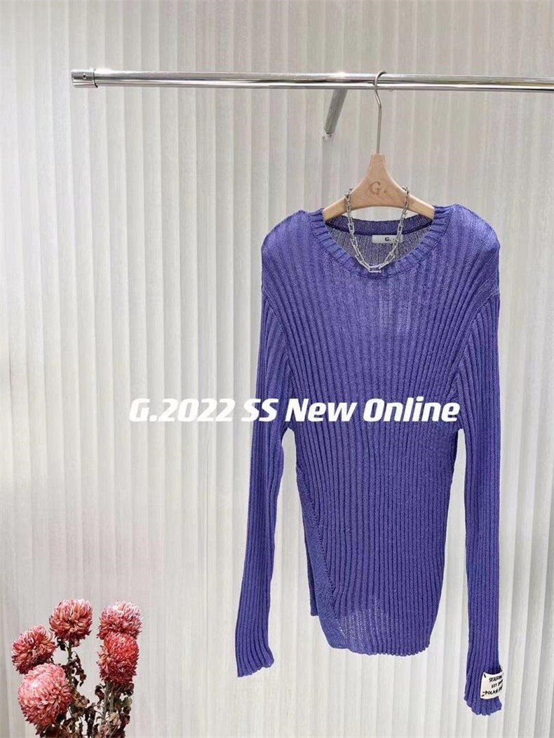 新款垫肩针织上衣均码现货，其它，G