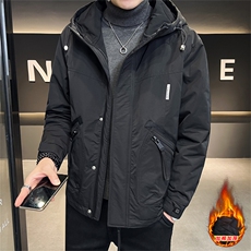 DS-A225-M501加棉男士连帽帅气工装青年夹克百搭时尚潮流外套，男装夹克，电商A225
