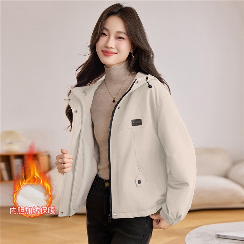 现货！现货！2025冬季新款加绒加厚连帽棉衣棉服女,女装棉衣/棉服,以桐