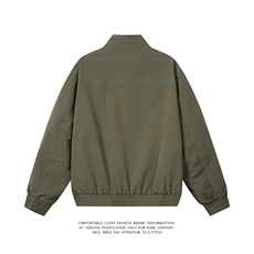 韩版秋装外套行政上衣服潮牌痞帅休闲立领工装夹克JK9213P90控138，男装夹克，星座914