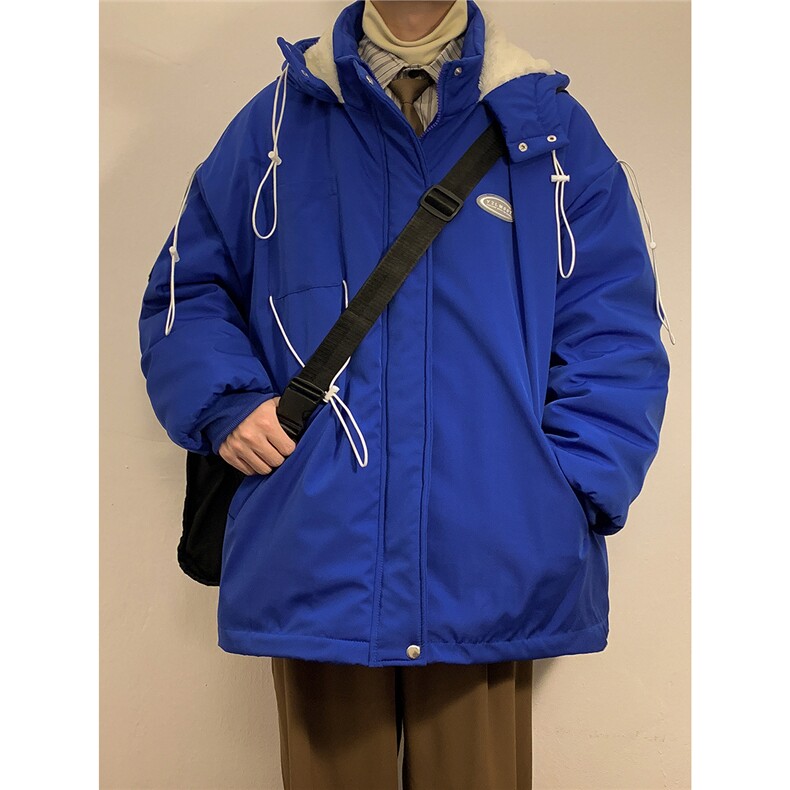 港风室内冲锋衣男羊羔毛衣男夹克女外套男JK7569加厚P90控128,男装棉衣,星座226-1