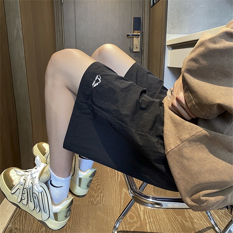 8色多巴胺男士短裤潮流夏季薄款透气速干裤DK21P20控38,男装牛仔裤,星座417-3