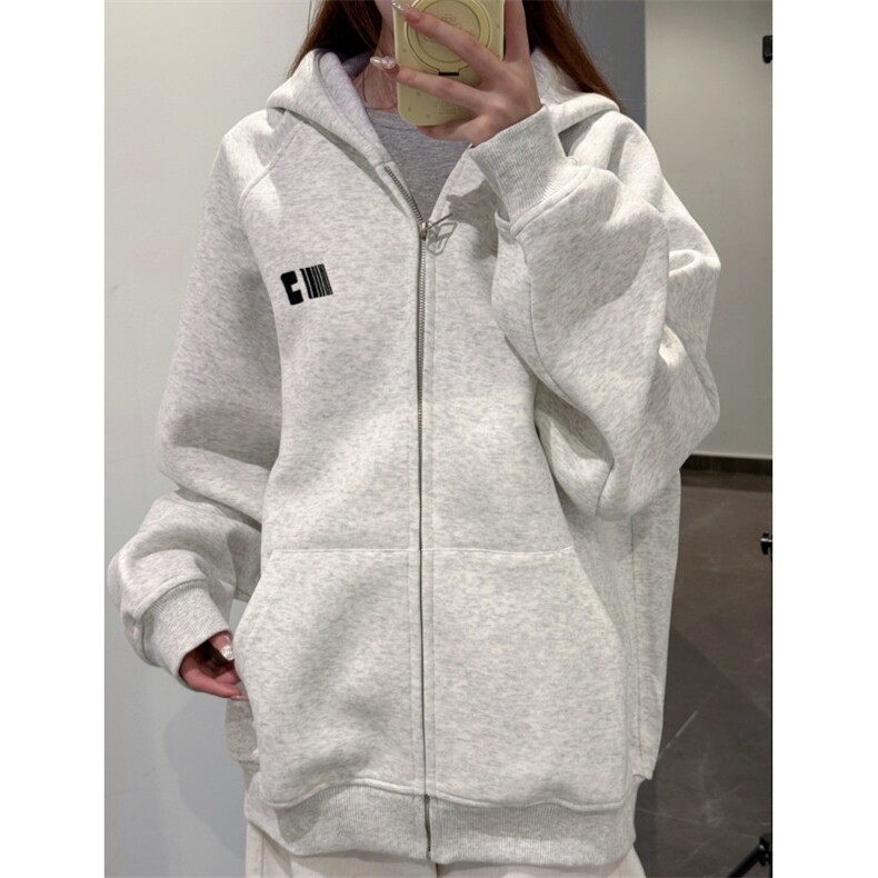 5592-P52原版做工纯棉华棉复合休闲卫衣薄款/加绒,女装卫衣/绒衫,星座617A-2