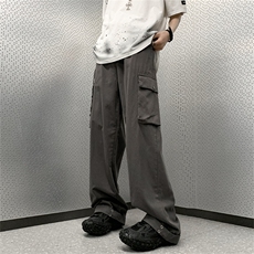 工装裤男韩版潮流多口袋高街帅气2026夏季新款ins长裤K4206-P56，男装工装外套，星座412