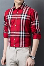 H5688钱塘2020-1爆款秋冬男士高端格子百分百纯棉衬衣舒适P88，男装衬衫，钱塘207-1