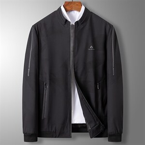 品牌男装2024年新款男士夹克中老年爸爸秋装商务休闲外套宽松上衣图片