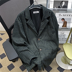 得物品质秋男西服二粒扣大口袋便西装夹克外套JK141P65，男装夹克，星座1013-1