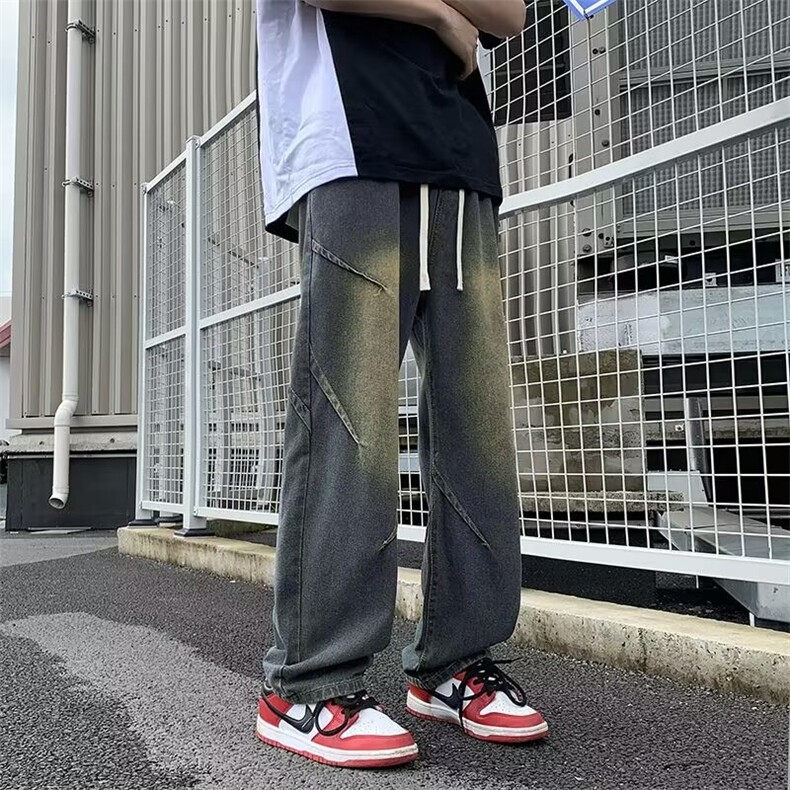 2024美式牛仔裤男款直筒长裤潮NG08P43,男装牛仔裤,星座1116-2
