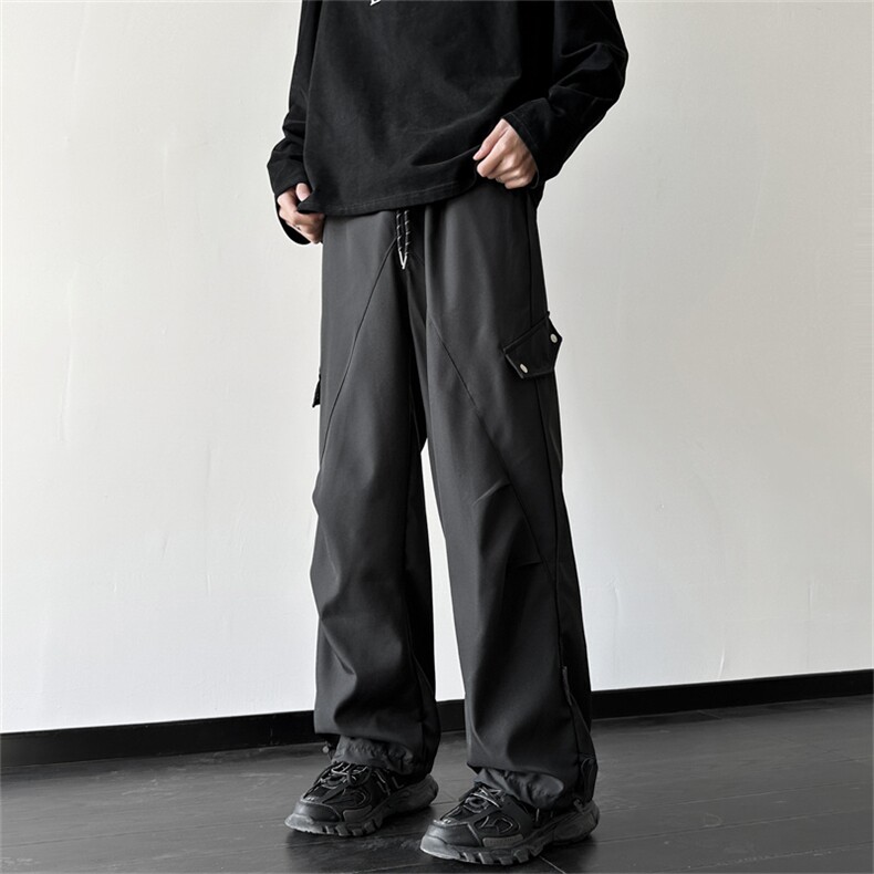 美式高街宽松直筒休闲裤春季潮牌机能冲锋工装裤男士K7654-P34,男装休闲裤,星座512-3