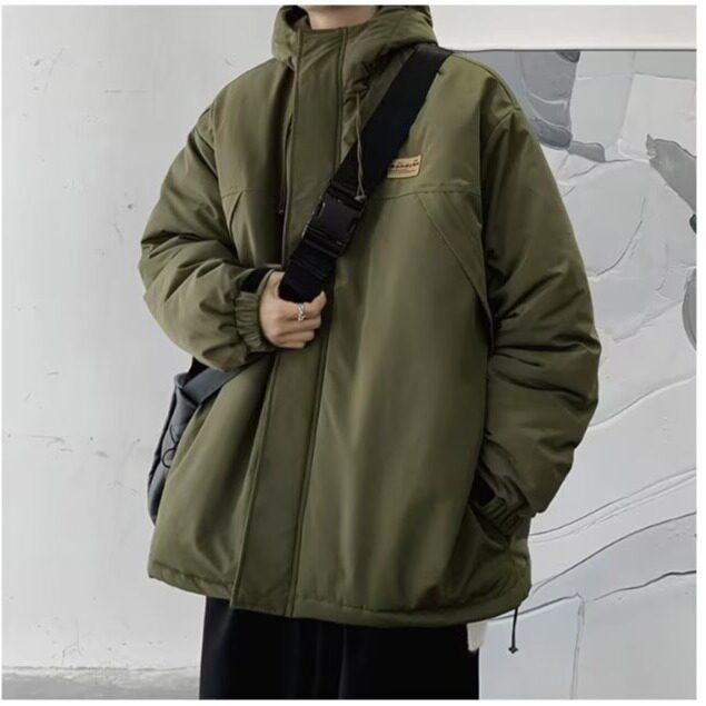 新款潮文艺气质慵懒夹棉防水小牛津棉衣流行简约原宿TT102P80,男装棉衣,星座1013-5