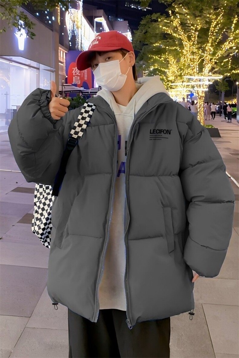 港风三防小牛津覆膜光板棉衣棉服棉袄面包服量大有差1601C-P40,男装棉衣,星座207
