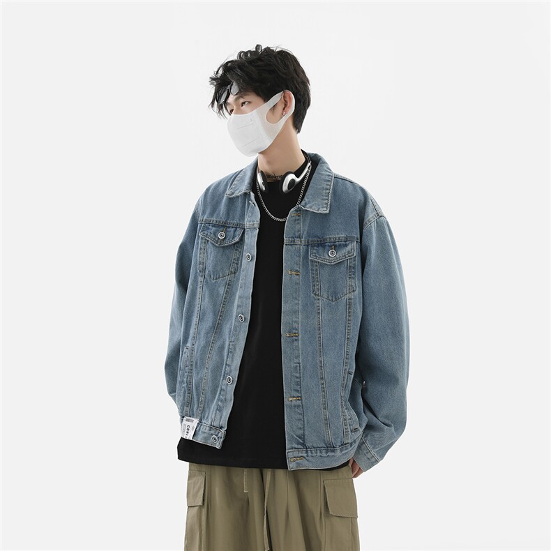 xz905-2-JK123#P70-（控108）春季美式高街休闲牛仔外套,男装工装外套,星座905-2