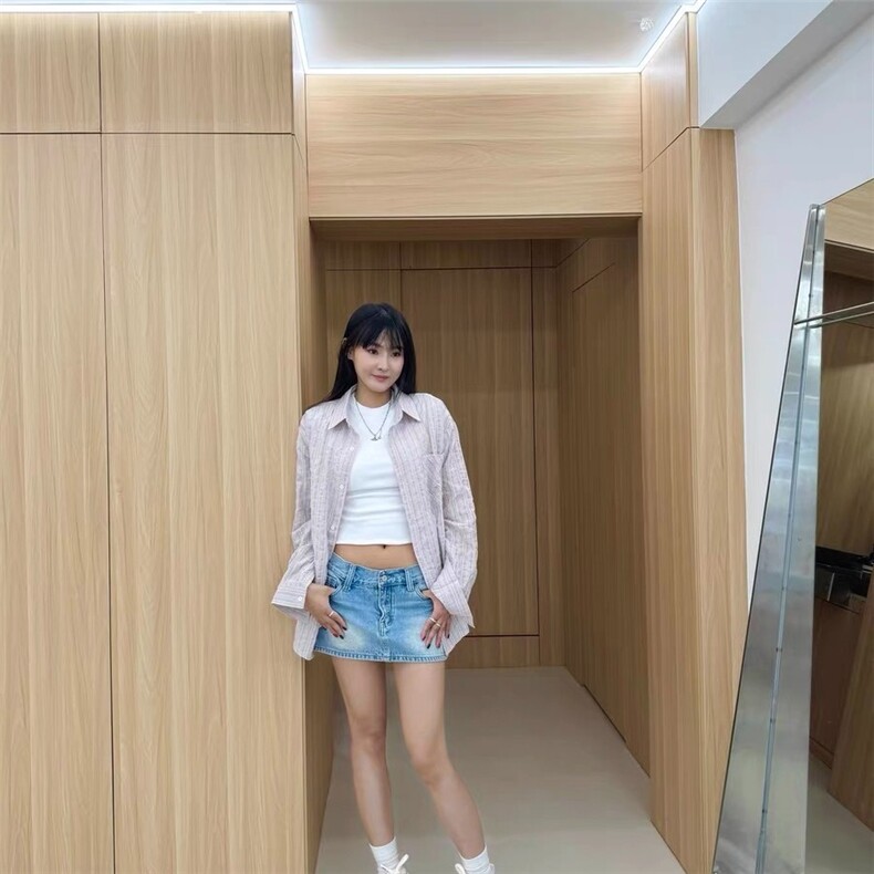 条纹衬衫女2026春秋学生polo领中长款衬衣防晒衫薄外套,男装防晒衣,星座218-1（原230）