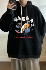 连帽卫衣男大码胖子帽衫大号运动服WY2447-P35，男装卫衣，电商A040