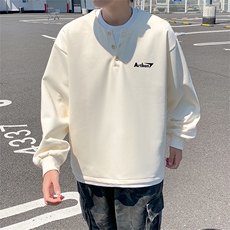 潮流假两件卫衣潮牌宽松休闲上衣A161-WY5503A-P41，男装卫衣，电商A161