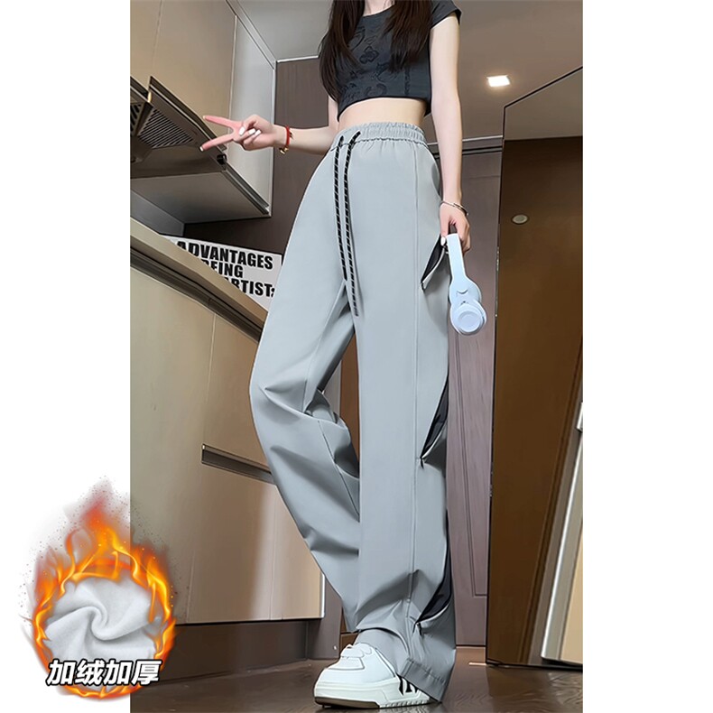 特批P45无差价冬季保暖加绒防泼水中性美式机能拖地裤K1361J加绒图片
